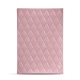 Menüumschlag Zimmerservice A5 - Griffe 1 - Rose - Couture ( Nappa - Pantone 2365C ) 