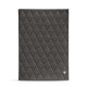 Room service menu holder A5 - Griffe 1 - Anthracite - Couture ( Pantone 424C ) 