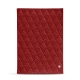 Porte menu room service A5 - Griffe 1 - Tomate - Couture ( Pantone 187C ) 