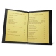 Porta-ementa de room service A4 - Griffe 1 - Noir ( Nappa - Black ) 