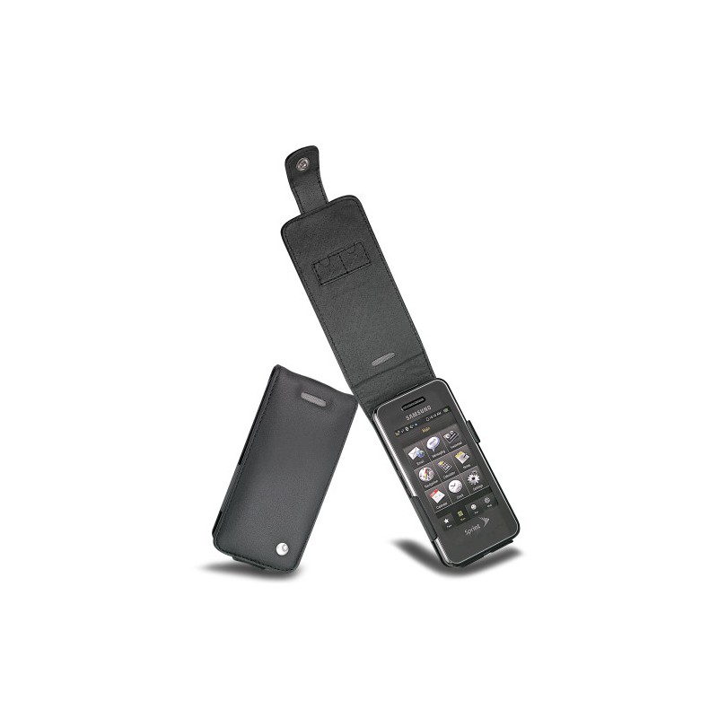 レザーケース Samsung Instinct M800  - Noir ( Nappa - Black ) 