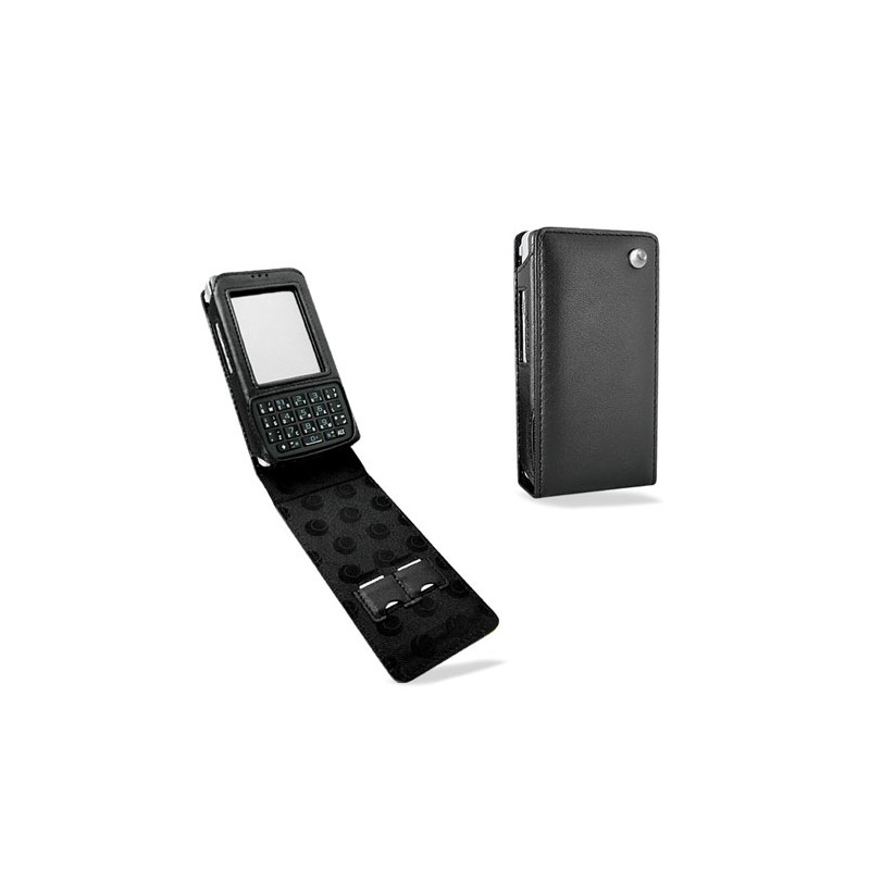 レザーケース Sony Ericsson M600 - W950  - Noir ( Nappa - Black ) 