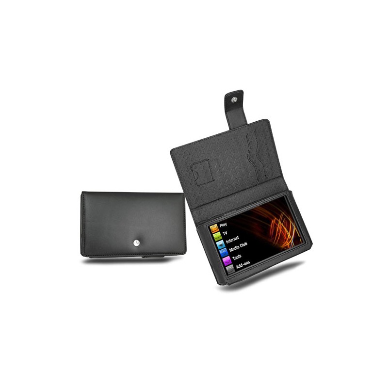 Archos 5 3G - Archos 5G  leather case - Noir ( Nappa - Black ) 