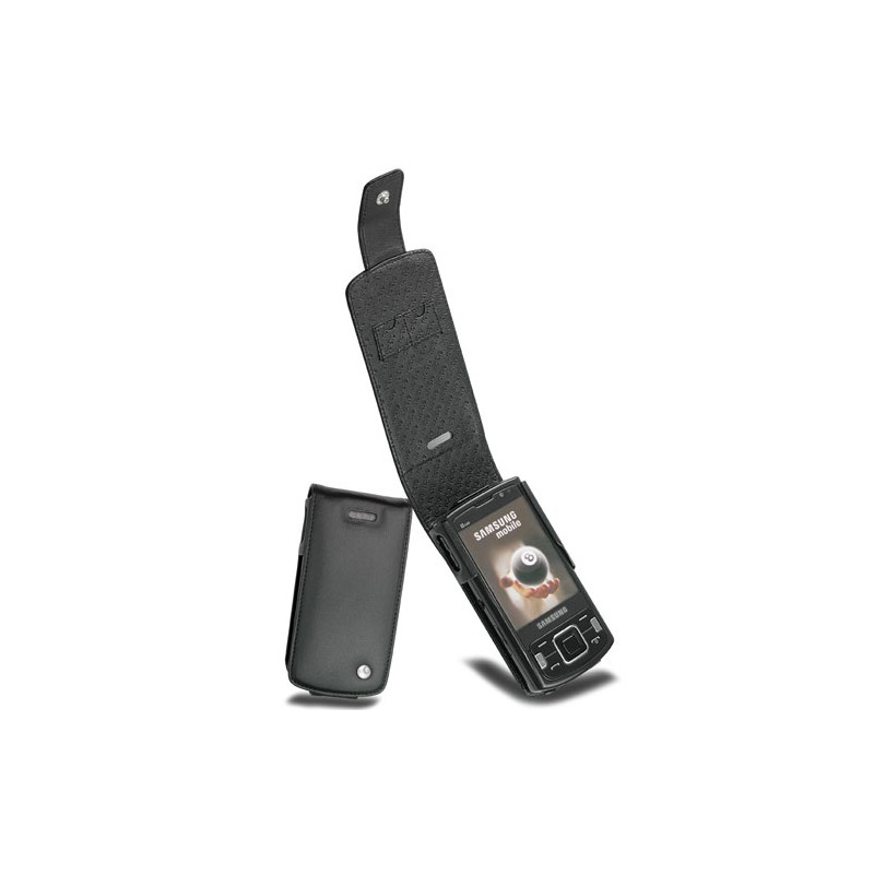 Samsung SGH-i8510 Innov8  leather case - Noir ( Nappa - Black ) 