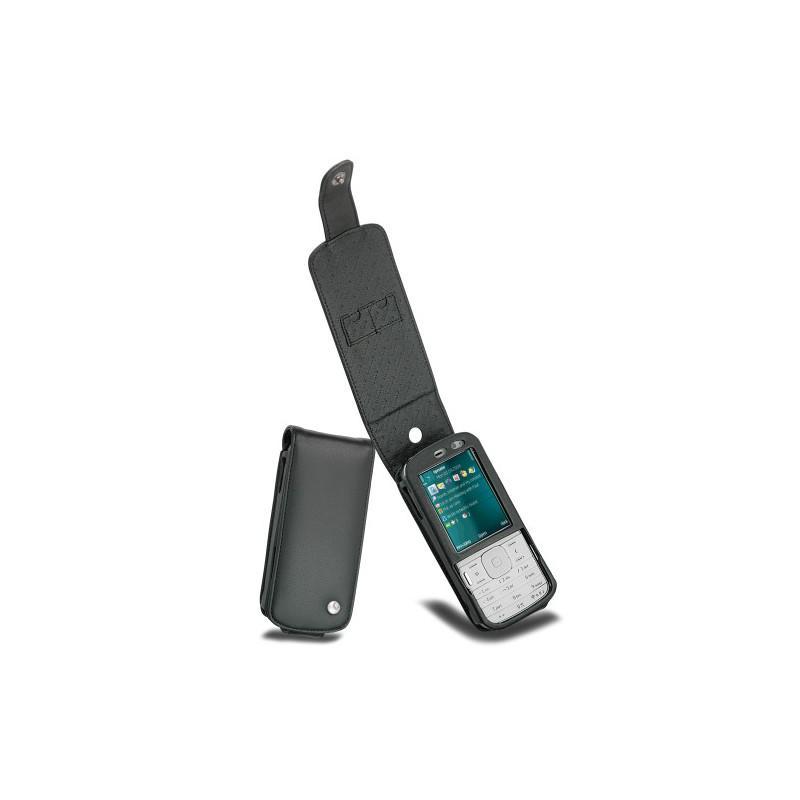 Housse cuir Nokia N79  - Noir ( Nappa - Black ) 