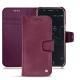Wiko Wim leather case - Prune vintage ( Pantone 512C ) 