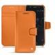 Capa em pele Wiko Wim - Orange ( Nappa - Pantone 1495U ) 