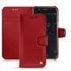 가죽 커버 Wiko Wim - Rouge ( Nappa - Pantone 199C ) 