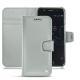Wiko Wim leather case - Gris ( Nappa - Pantone W428C ) 