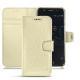 가죽 커버 Wiko Wim - Ivoire ( Sleek P C12 - White ) 