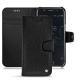 Lederschutzhülle Wiko Wim - Ebène ( Sleek P C12 - Black ) 