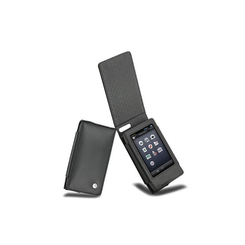 Lederschutzhülle Cowon iAudio S9 Curve  - Noir ( Nappa - Black ) 