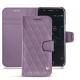 Funda de piel Wiko Wim - Lilas - Couture ( Nappa - Pantone 2645U ) 