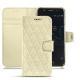 Funda de piel Wiko Wim - Ivoire - Couture ( Sleek P C12 - White ) 