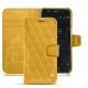 Custodia in pelle Wiko Wim - Jaune soulèu - Couture