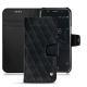 Housse cuir Wiko Wim - Dark vintage - Couture