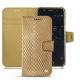 Wiko Wim leather case - Serpent sabbia