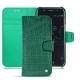 Housse cuir Wiko Wim - Crocodile pino