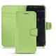 Lederschutzhülle Wiko Wim - Vert olive PU