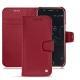 Housse cuir Wiko Wim - Rouge passion