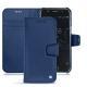 Wiko Wim leather case - Bleu frisson