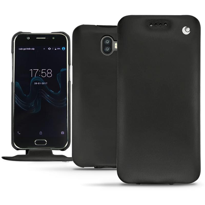 Custodia in pelle Wiko Wim - Noir ( Nappa - Black ) 