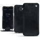 Housse cuir Wiko Wim - Dark vintage ( Roughtcut - Black#5256 ) 