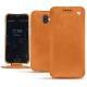 Housse cuir Wiko Wim - Mandarine vintage ( Pantone 165C ) 