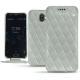 Funda de piel Wiko Wim - Gris - Couture ( Nappa - Pantone W428C ) 