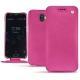 Housse cuir Wiko Wim - Rose BB