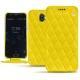 硬质真皮保护套 Wiko Wim - Jaune fluo - Couture