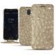 Housse cuir Wiko Wim - Autruche desert