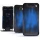 Housse cuir Wiko Wim - Bleu Patine