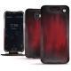 Housse cuir Wiko Wim - Rouge Patine
