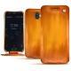Lederschutzhülle Wiko Wim - Orange Patine