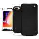 Lederschutzhülle Apple iPhone 8 Plus - Ebène ( Sleek P C12 - Black ) 