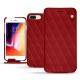Funda de piel Apple iPhone 8 Plus - Rouge - Couture ( Nappa - Pantone 199C ) 