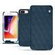 Lederschutzhülle Apple iPhone 8 Plus - Indigo - Couture ( Pantone 303U ) 