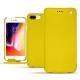 Lederschutzhülle Apple iPhone 8 Plus - Jaune fluo