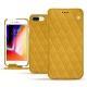 Apple iPhone 8 Plus leather case - Jaune soulèu - Couture