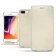 Custodia in pelle Apple iPhone 8 Plus - Blanc escumo