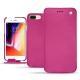 Apple iPhone 8 Plus leather case - Rose BB
