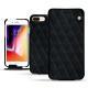 Apple iPhone 8 Plus leather case - Dark vintage - Couture