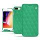 Lederschutzhülle Apple iPhone 8 Plus - Menthe vintage - Couture
