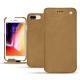 Lederschutzhülle Apple iPhone 8 Plus - Sable vintage ( Roughtcut - Gaucho#57254 ) 