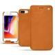 Custodia in pelle Apple iPhone 8 Plus - Mandarine vintage ( Pantone 165C ) 
