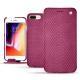 Funda de piel Apple iPhone 8 Plus - Serpent ciclamino