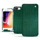 Custodia in pelle Apple iPhone 8 Plus - Crocodile pino