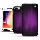 Apple iPhone 8 Plus leather case - Violet Patine