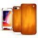 Housse cuir Apple iPhone 8 Plus - Orange Patine